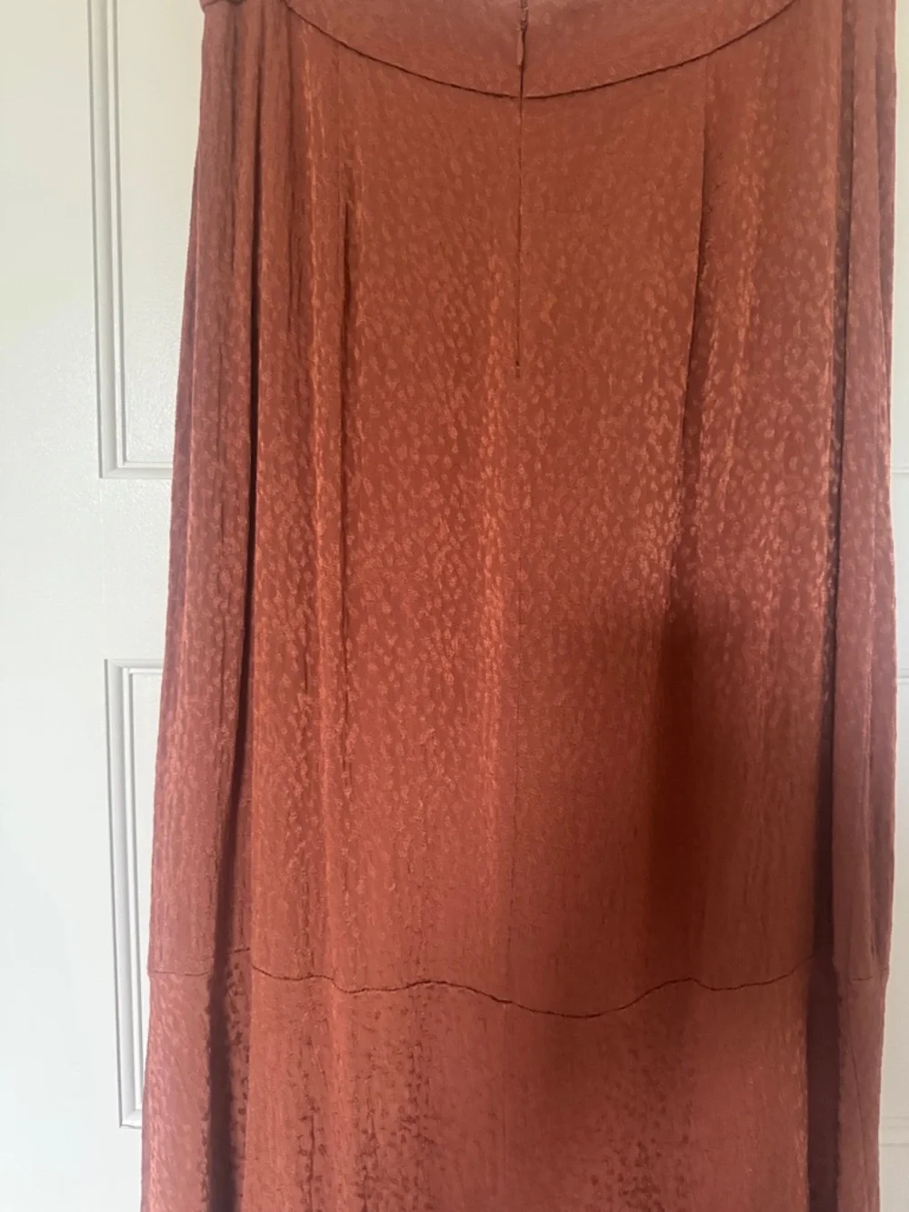 Madewell Flounce Hem Midi Skirt Cheetah Jacquard - Picture 11 of 12